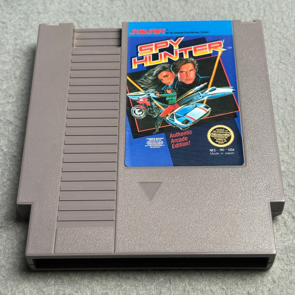Spy Hunter Nintendo NES Sunsoft Authentic Arcade Edition NES-HU-USA Retro Game